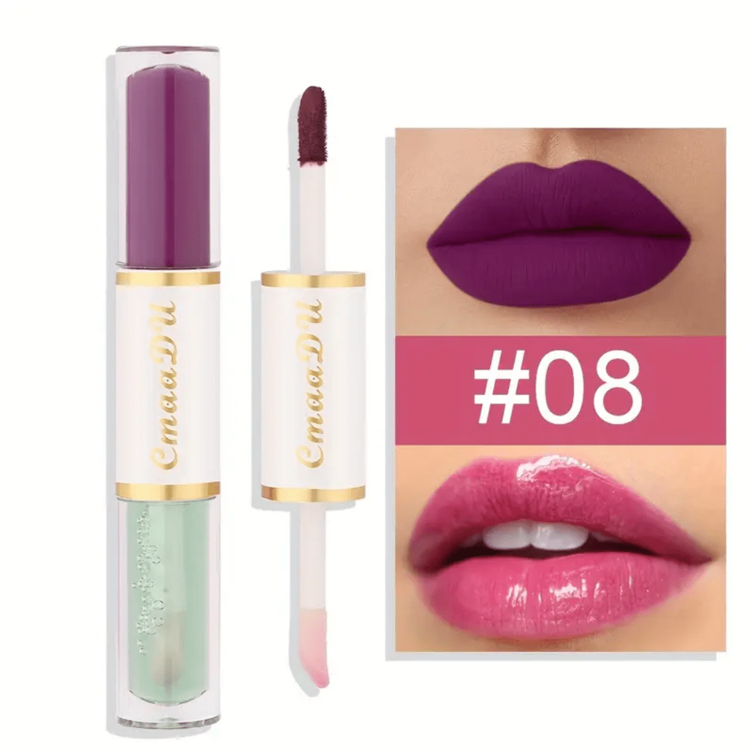 CmaaDU Double - Sided Matte & Glossy Lipstick - Ethereal soul Collections