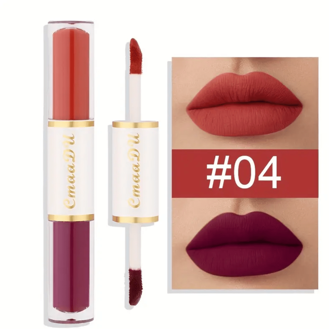 CmaaDU Double - Sided Matte & Glossy Lipstick - Ethereal soul Collections