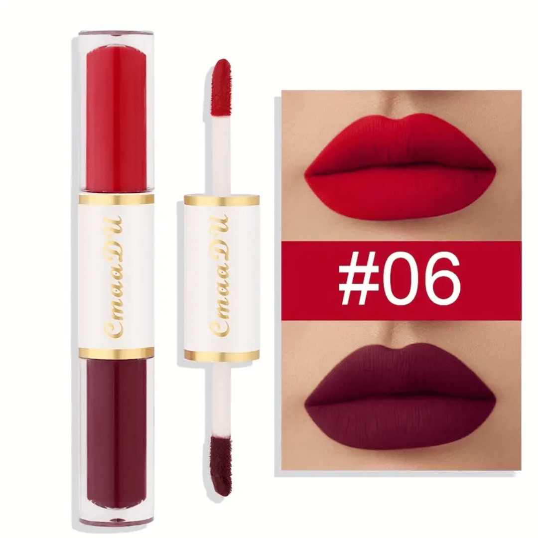 CmaaDU Double - Sided Matte & Glossy Lipstick - Ethereal soul Collections