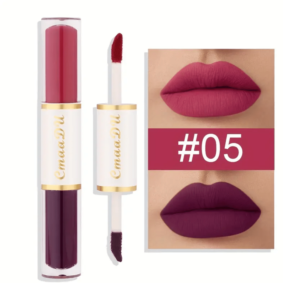 CmaaDU Double - Sided Matte & Glossy Lipstick - Ethereal soul Collections
