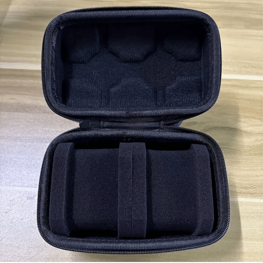 Compact Travel Watch Storage Bag – 2 Slot Protective Case (Watches Not Included) - Ethereal soul Collections