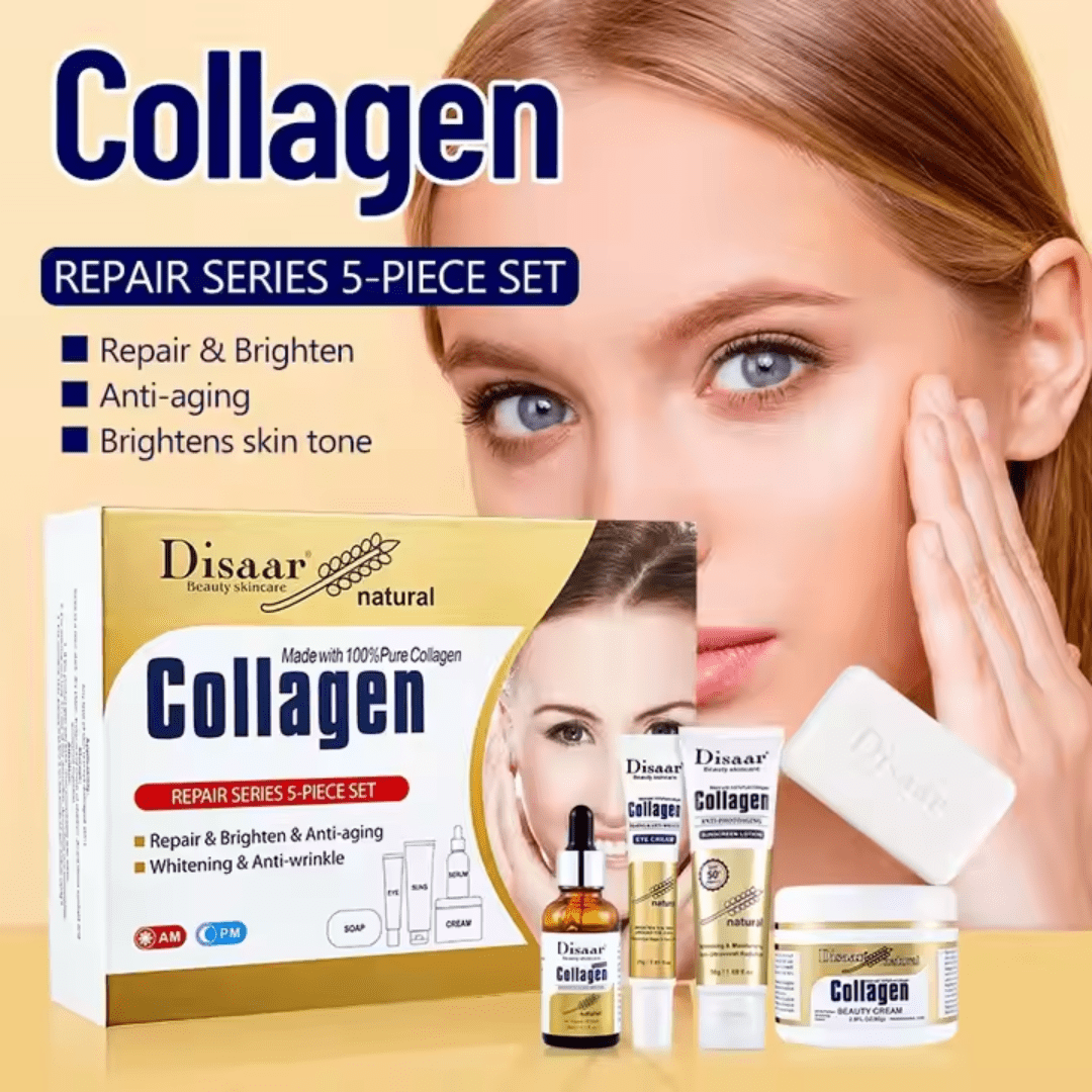 Disaar Collagen Repair & Whitening 5 - Piece Skincare Set - Ethereal soul Collections