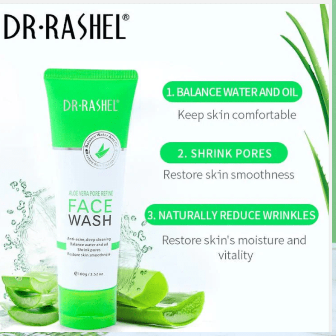 Dr Rashel Aloe Vera Pore Refine Face Wash – 100g - Ethereal soul Collections