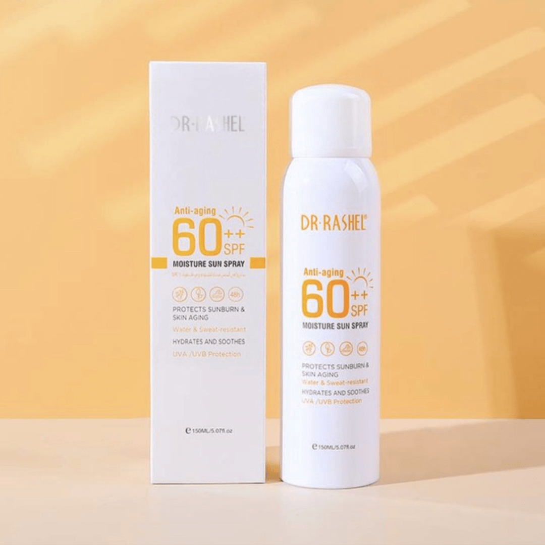 DR RASHEL Anti - Aging SPF 60++ Moisture Sun Spray – 150ml - Ethereal soul Collections