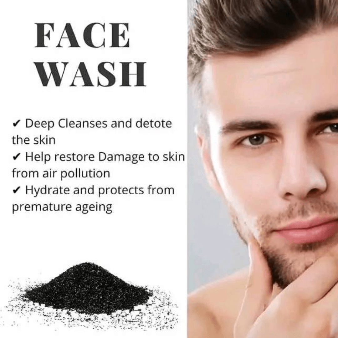 Dr Rashel Black Charcoal Purifying Face Wash – Deep Cleansing & Oil Control (100g) - Ethereal soul Collections