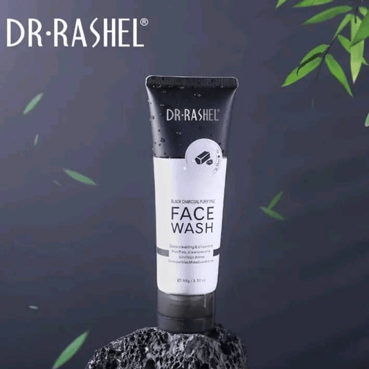 Dr Rashel Black Charcoal Purifying Face Wash – Deep Cleansing & Oil Control (100g) - Ethereal soul Collections