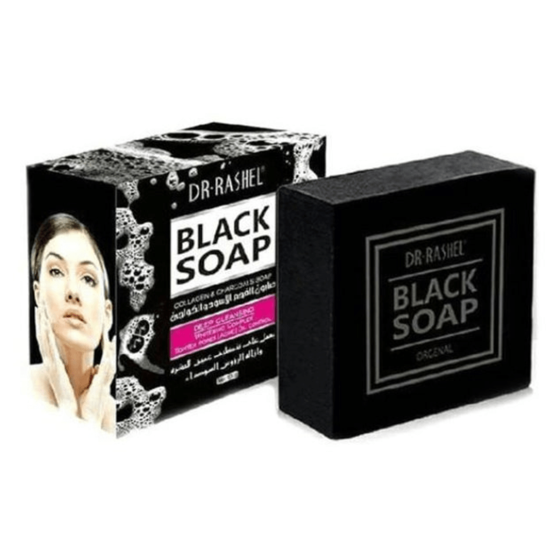 Dr. Rashel Black Soap – Collagen & Charcoal - Ethereal soul Collections
