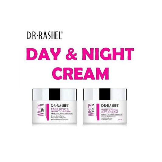 Dr Rashel Day & Night Cream Set – Whitening Day Cream & Fade Spots Night Cream - Ethereal soul Collections