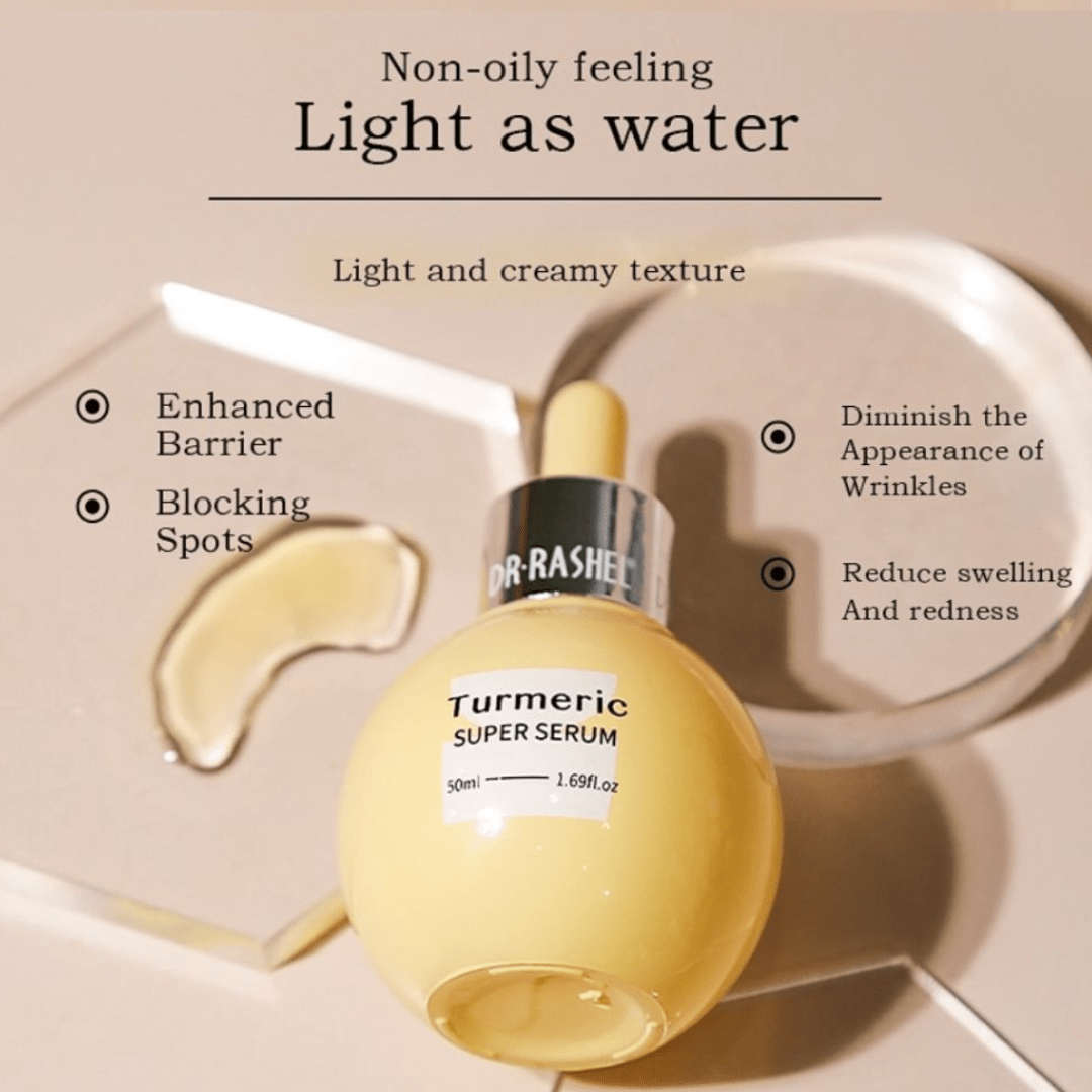 Dr Rashel Turmeric Super Serum – 50 ml (10% Turmeric) - Ethereal soul Collections