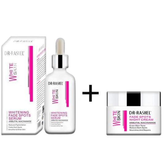 Dr Rashel Whitening Fade Spots Serum + Fade Spots Night Cream Set - Ethereal soul Collections