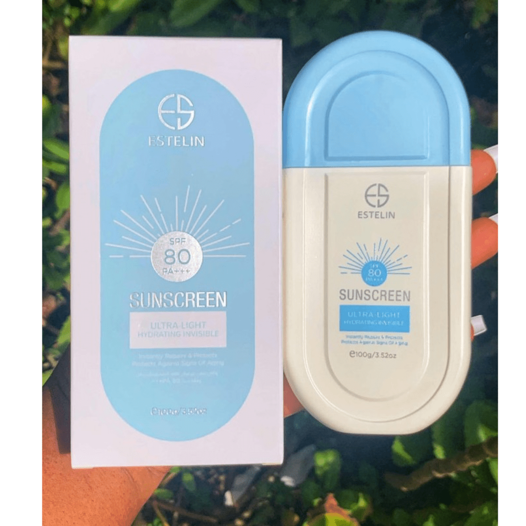 Estelin Ultra - Light Hydrating Invisible Sunscreen SPF 80 PA+++ (100g) - Ethereal soul Collections