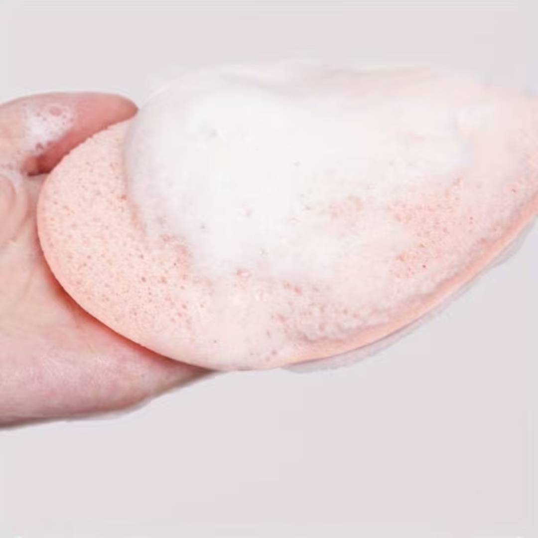 Face Cleansing Pads – 3PCS Soft Reusable Facial Sponges (Random Colors)