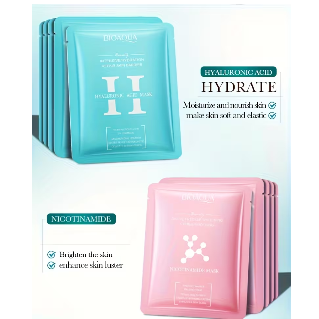 6PCS Facial Mask Set – Complete Skincare Collection