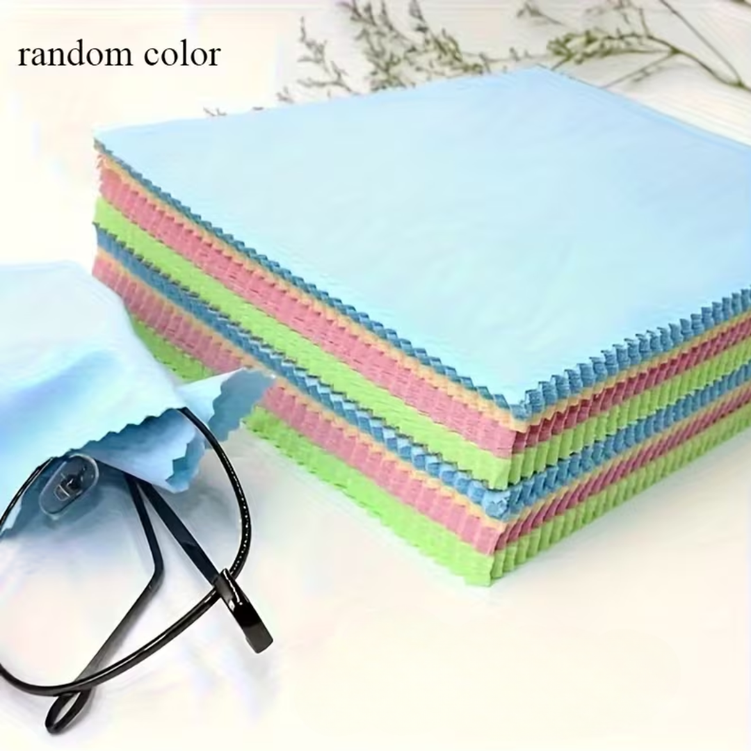 Microfiber Cleaning Cloths – 10PCS (Random Colors)