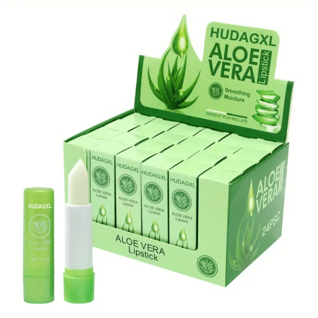 HUDAGXL Aloe Vera Lipstick – Temperature Color Changing Lip Balm - Ethereal soul Collections