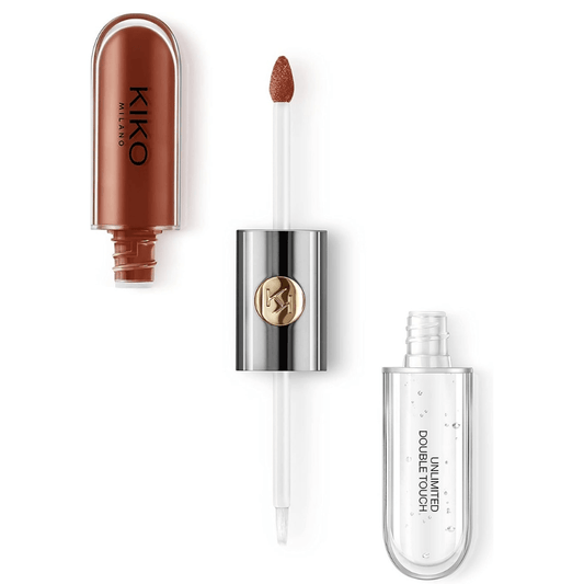 KIKO Milano Unlimited Double Touch Lipstick – Longwear Brown Nude - Ethereal soul Collections