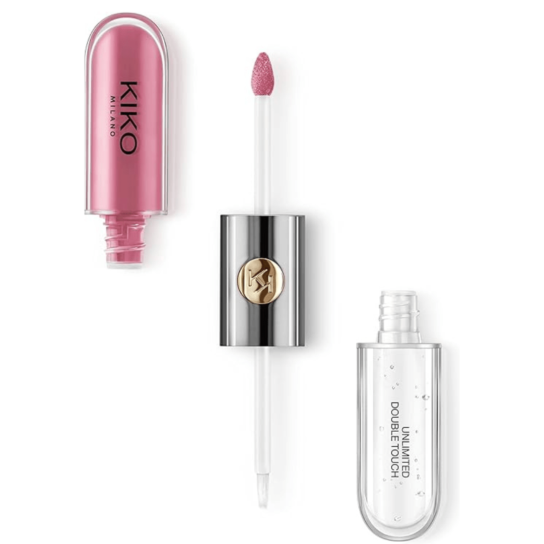KIKO Milano Unlimited Double Touch – Pink Long - Lasting Liquid Lipstick & Gloss - Ethereal soul Collections