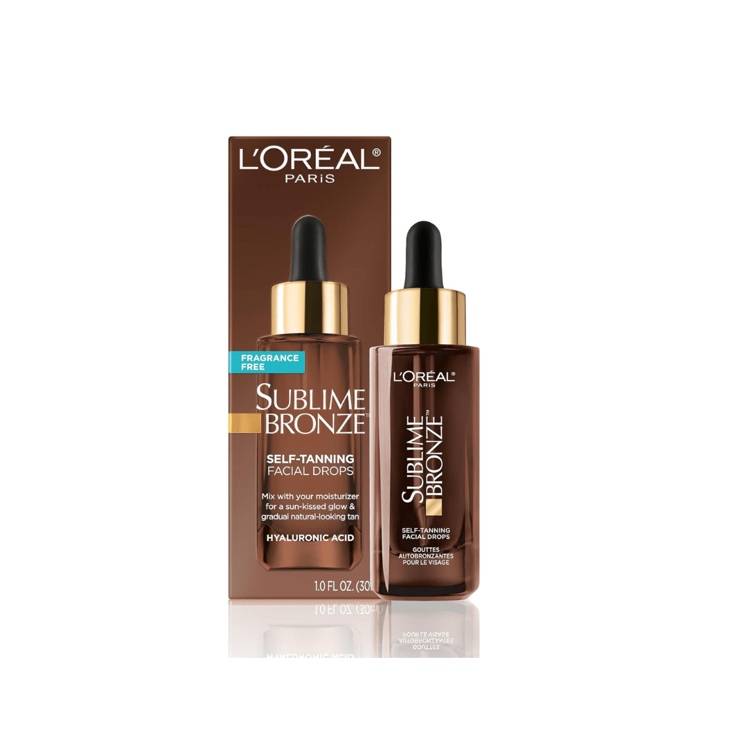 L'Oréal Paris Sublime Bronze Self - Tanning Facial Drops – Hyaluronic Acid, Fragrance - Free (30ml) - Ethereal soul Collections