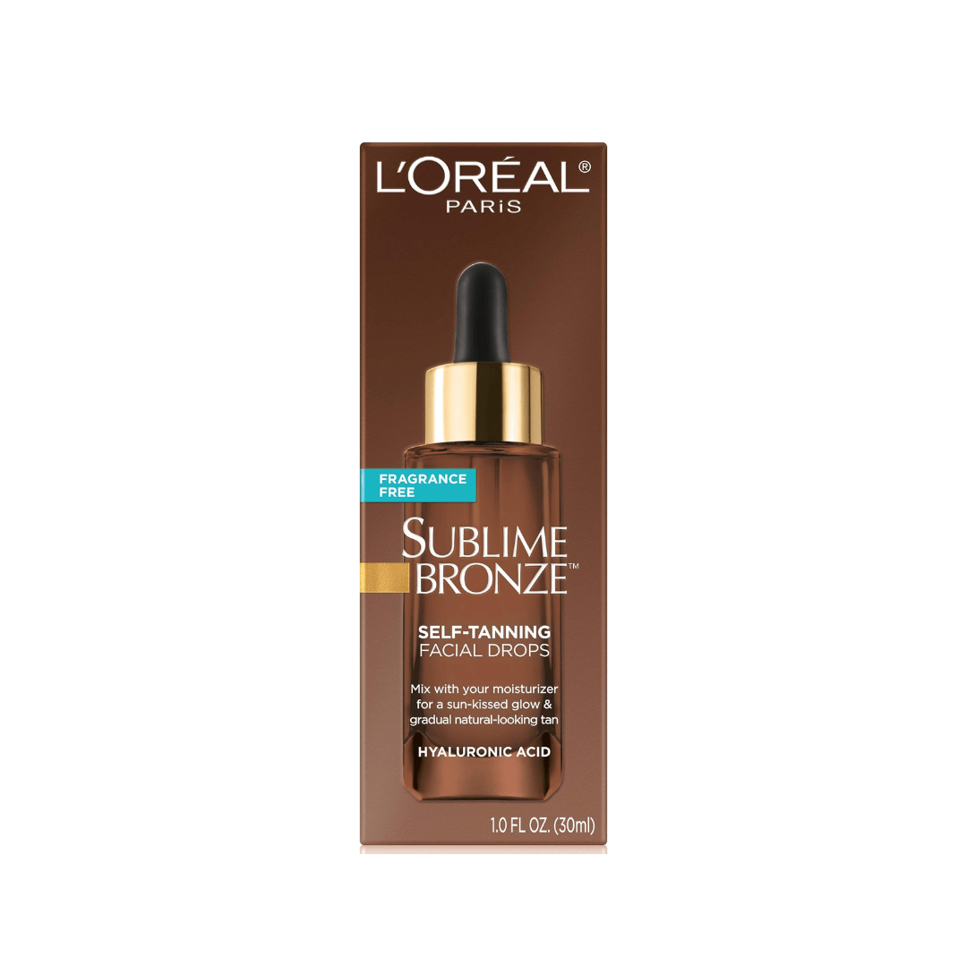 L'Oréal Paris Sublime Bronze Self - Tanning Facial Drops – Hyaluronic Acid, Fragrance - Free (30ml) - Ethereal soul Collections