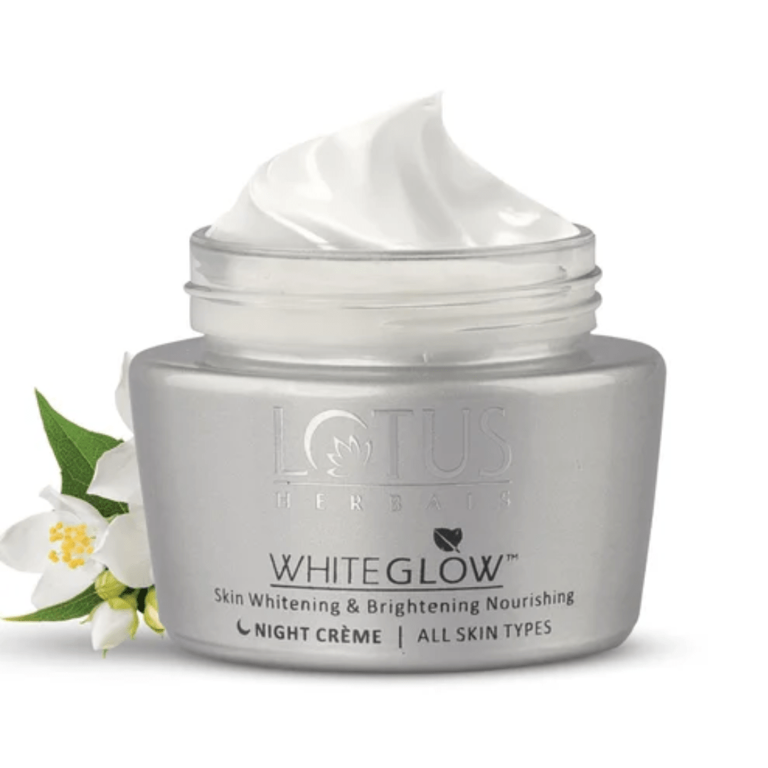 Lotus Herbals WhiteGlow Skin Whitening & Brightening Nourishing Night Crème – For All Skin Types - Ethereal soul Collections