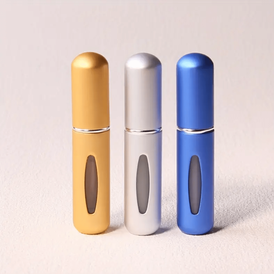 Mini Perfume Atomizer Bottles – 3pcs Travel Refillable Spray Set - Ethereal soul Collections