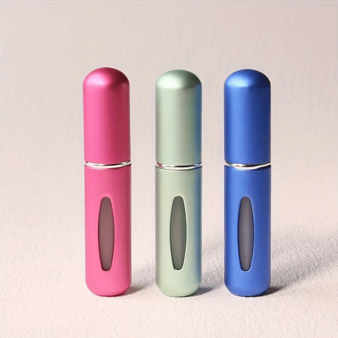 Mini Perfume Atomizer Bottles – 3pcs Travel Refillable Spray Set - Ethereal soul Collections