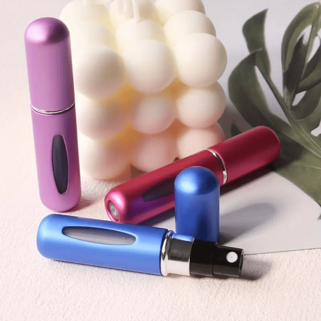 Mini Perfume Atomizer Bottles – 3pcs Travel Refillable Spray Set - Ethereal soul Collections