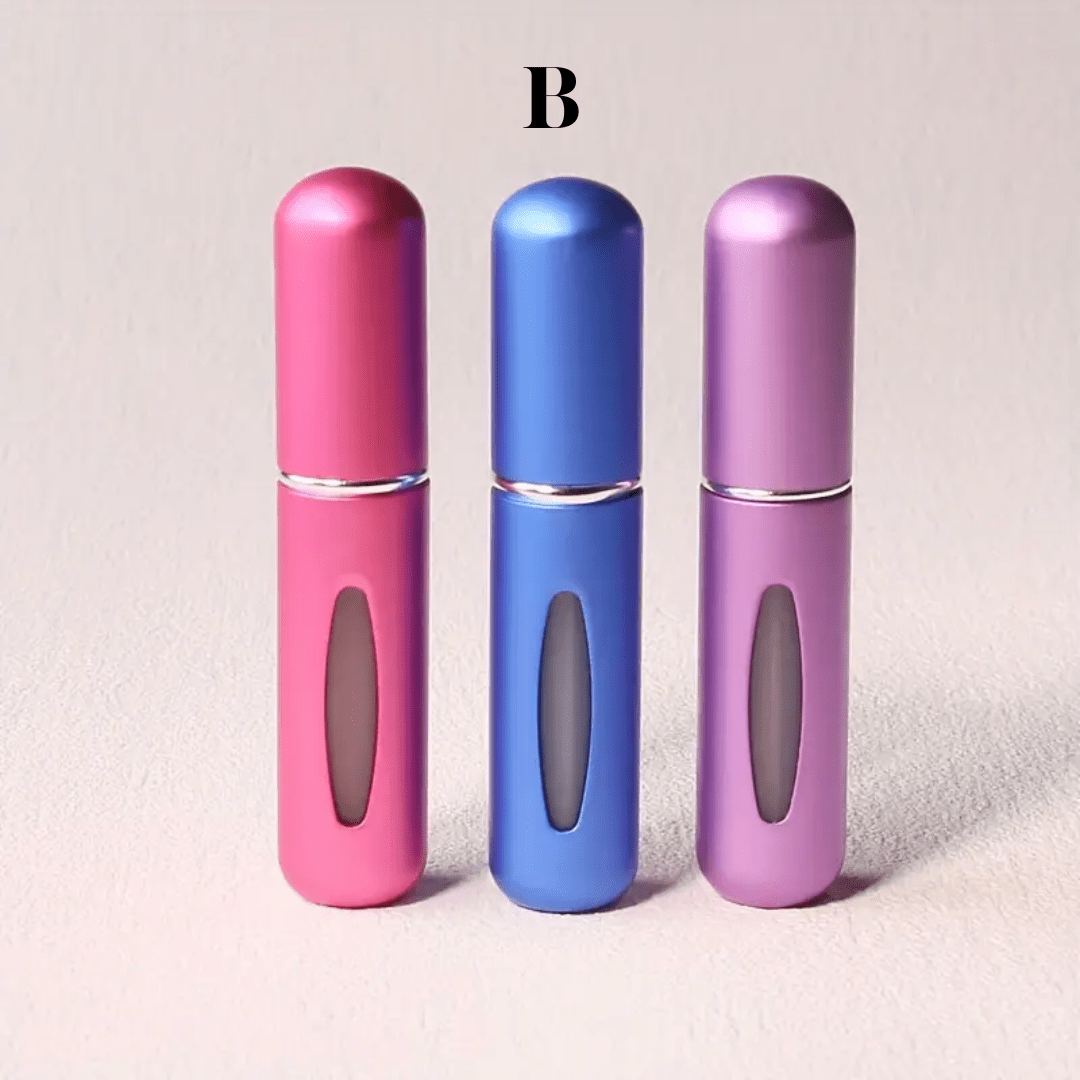 Mini Perfume Atomizer Bottles – 3pcs Travel Refillable Spray Set - Ethereal soul Collections