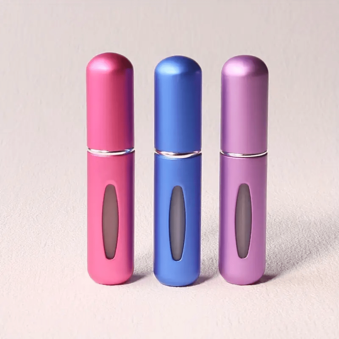 Mini Perfume Atomizer Bottles – 3pcs Travel Refillable Spray Set - Ethereal soul Collections