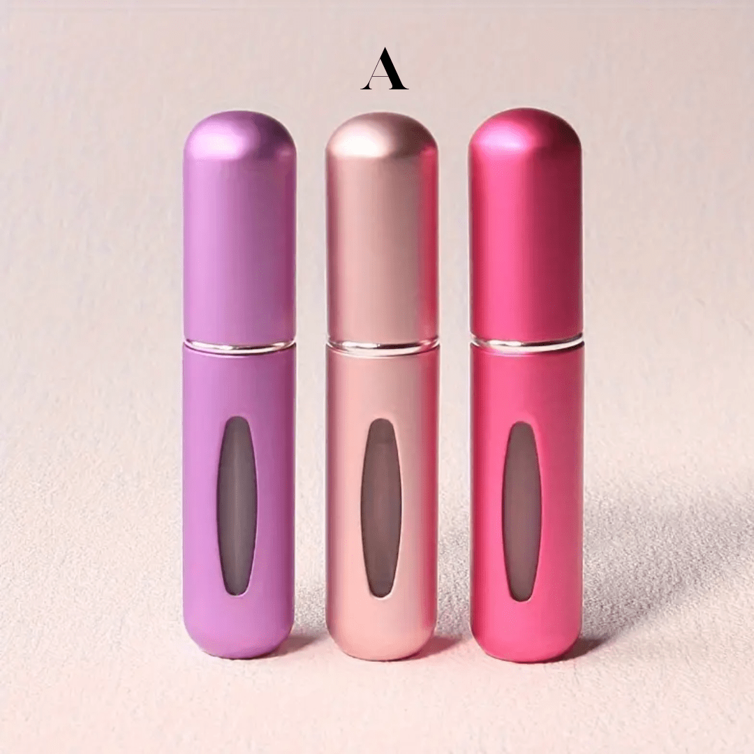 Mini Perfume Atomizer Bottles – 3pcs Travel Refillable Spray Set - Ethereal soul Collections