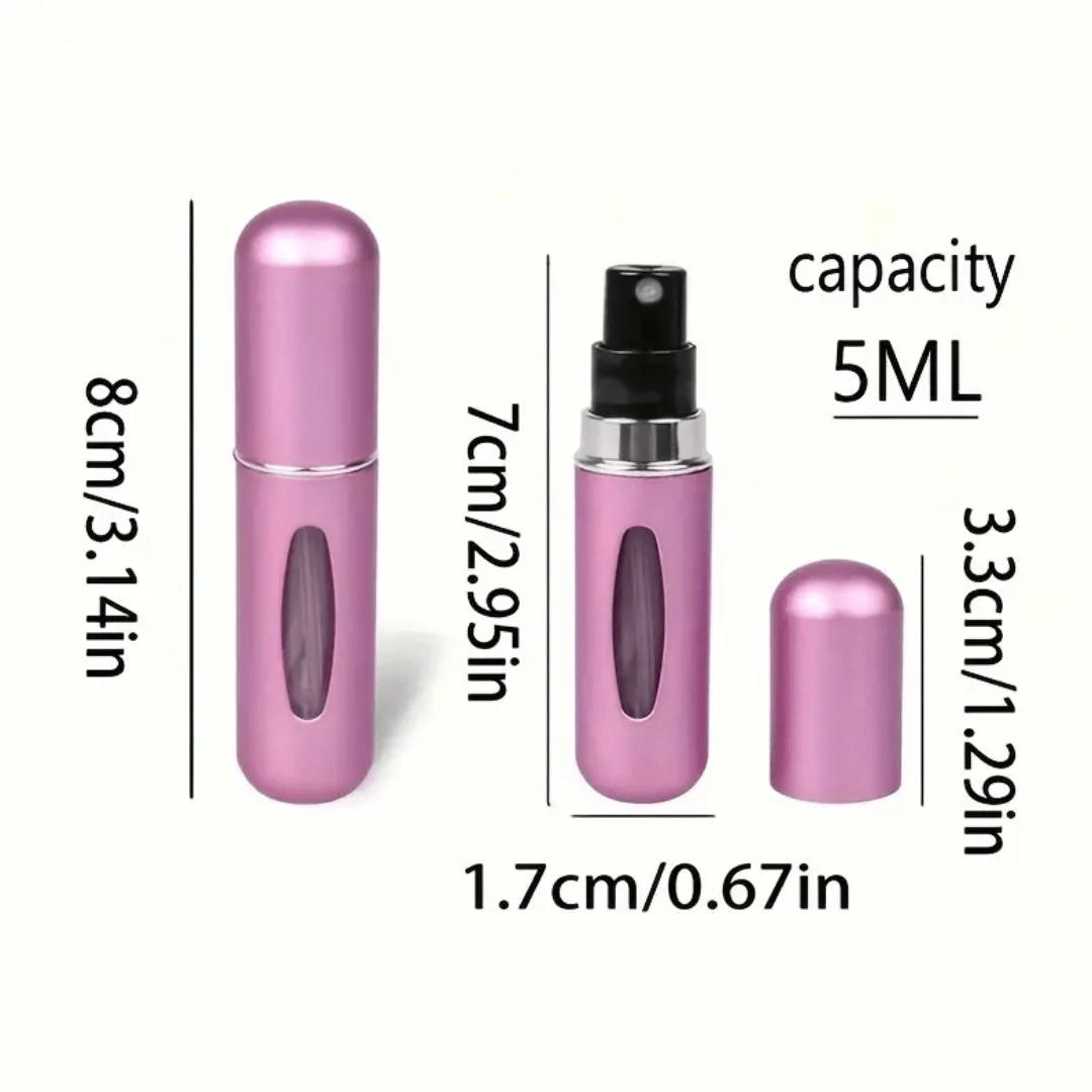 Mini Perfume Atomizer Bottles – 3pcs Travel Refillable Spray Set - Ethereal soul Collections