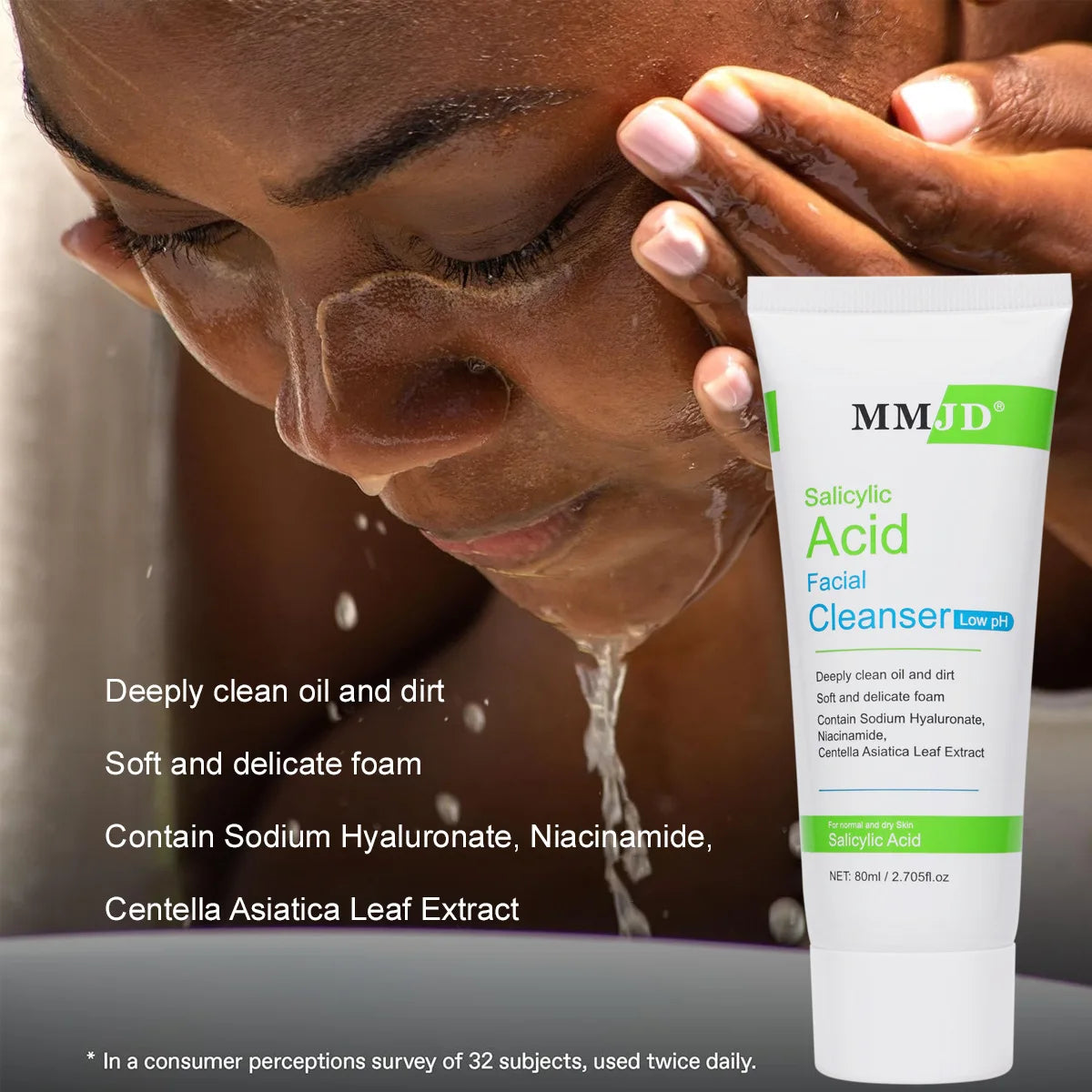 MMJD Salicylic Acid Facial Cleanser – 80ml