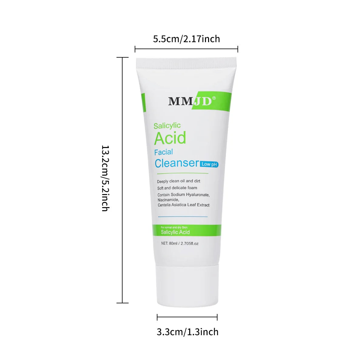 MMJD Salicylic Acid Facial Cleanser – 80ml