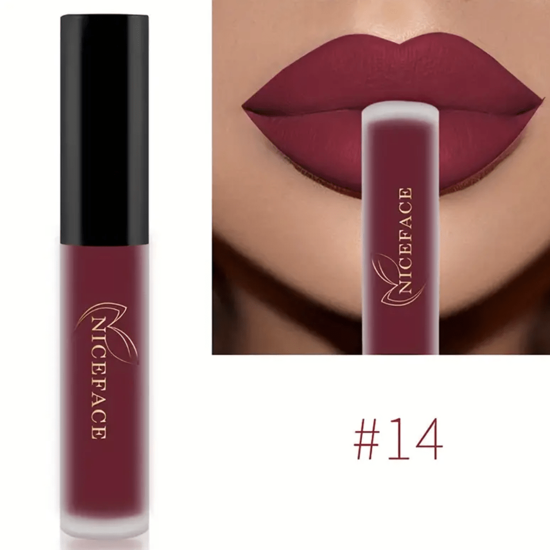 NICEFACE 12 - Color Matte Liquid Lipstick Set - Ethereal soul Collections