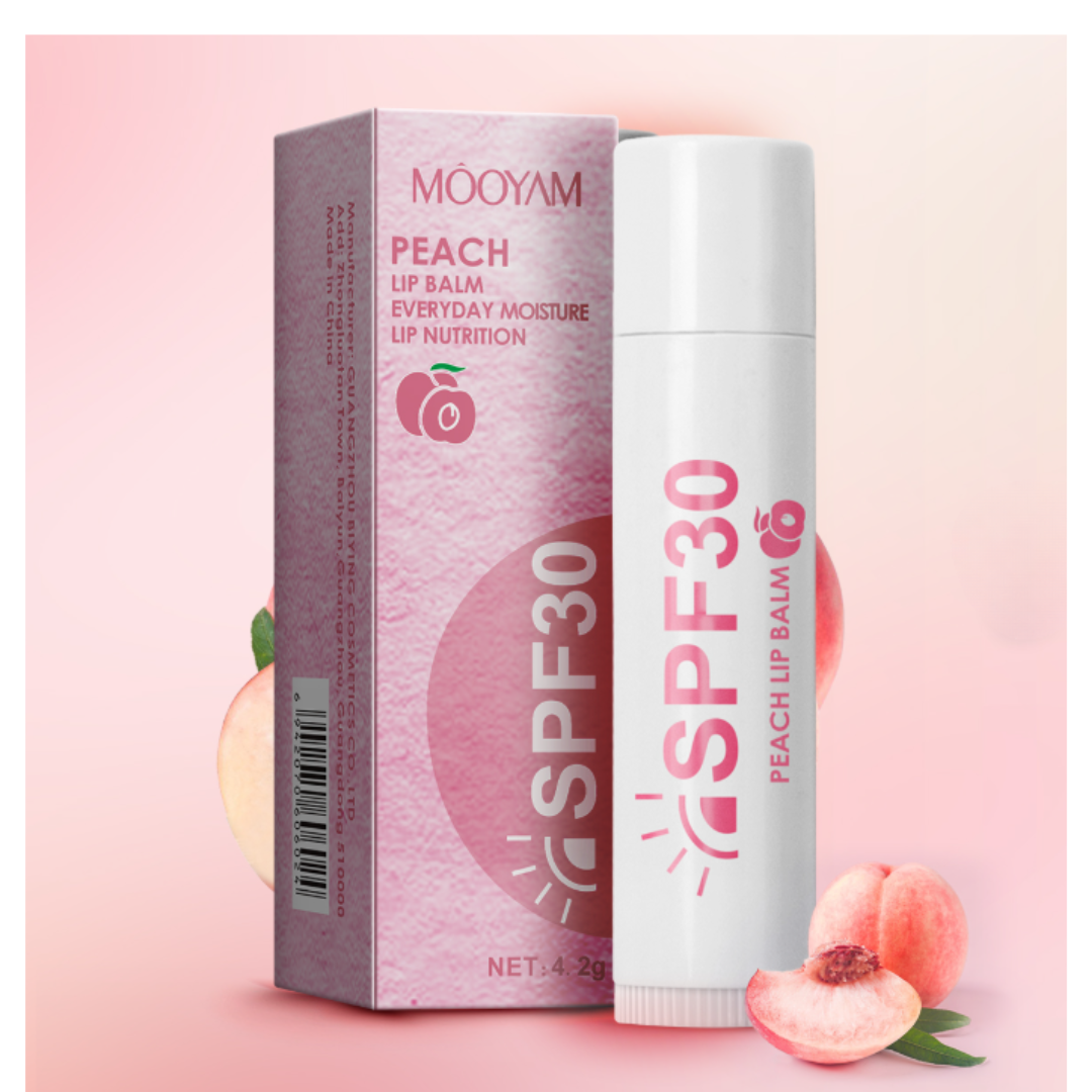 Peach Lip Balm SPF 30 – Everyday Moisture & Lip Nutrition