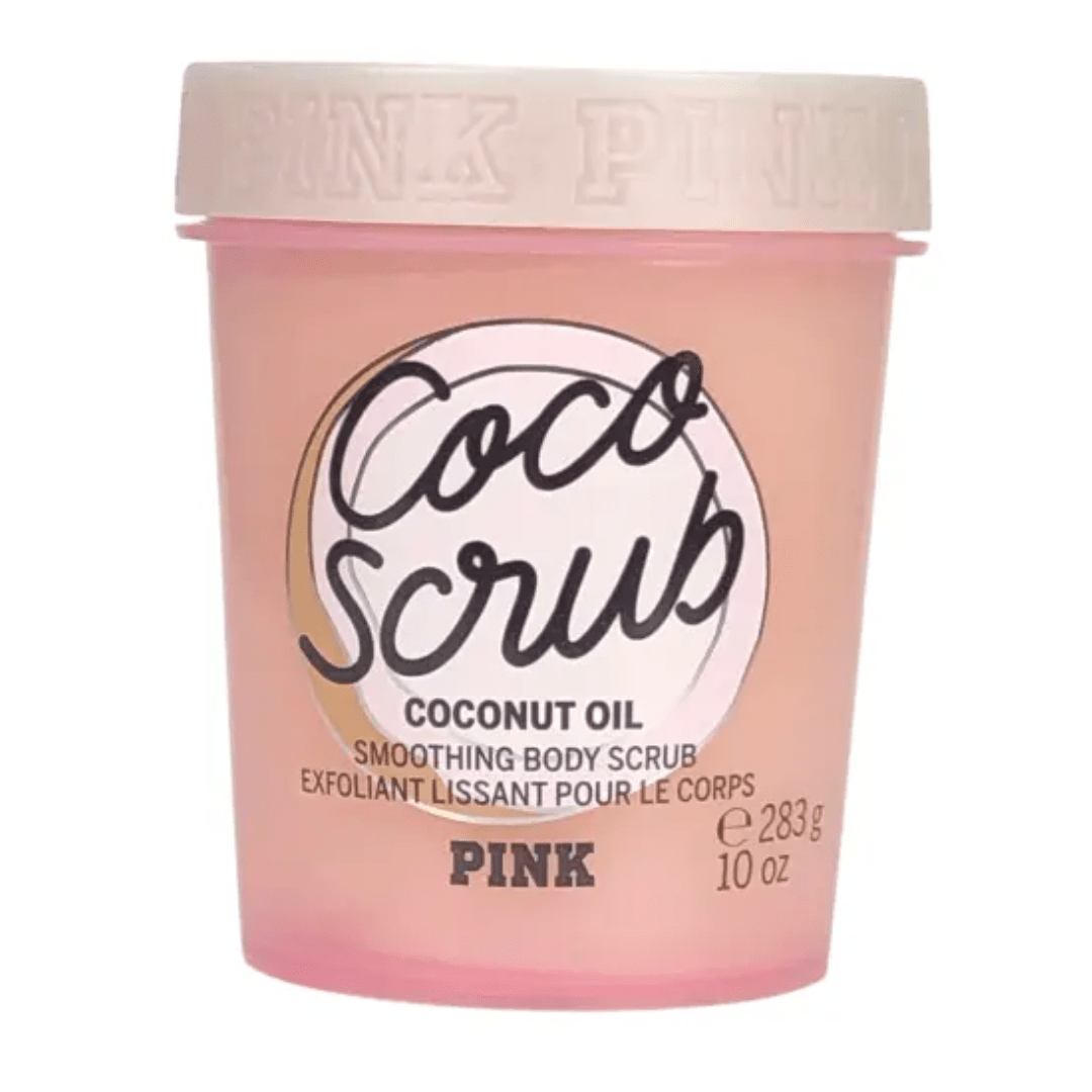 PINK Coco Scrub Coconut Oil Smoothing Body Scrub - Ethereal soul Collections