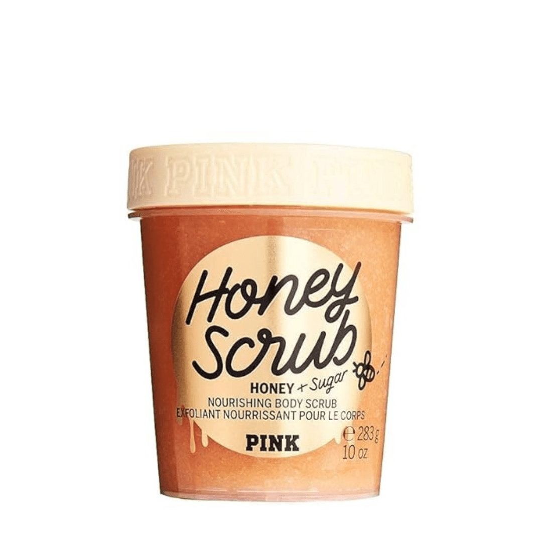 PINK Honey Scrub – Nourishing Body Scrub with Sugar & Honey | 283g - Ethereal soul Collections