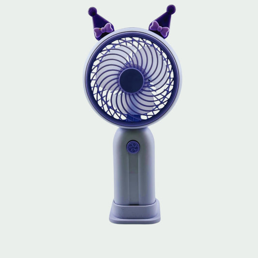 Portable Rechargeable Handheld Fan – USB Powered, Ultra-Quiet, Compact Design – Perfect for Hot Days, Travel, and Office Use – Stylish