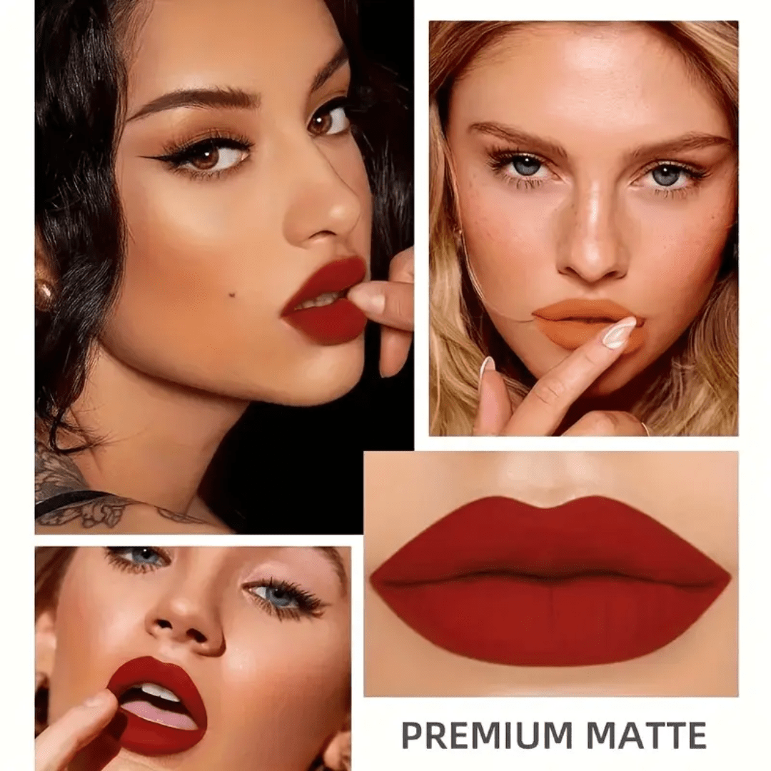 Qibest Matte Lip Sticks – Long Lasting, Waterproof, Smudge - Proof - Ethereal soul Collections