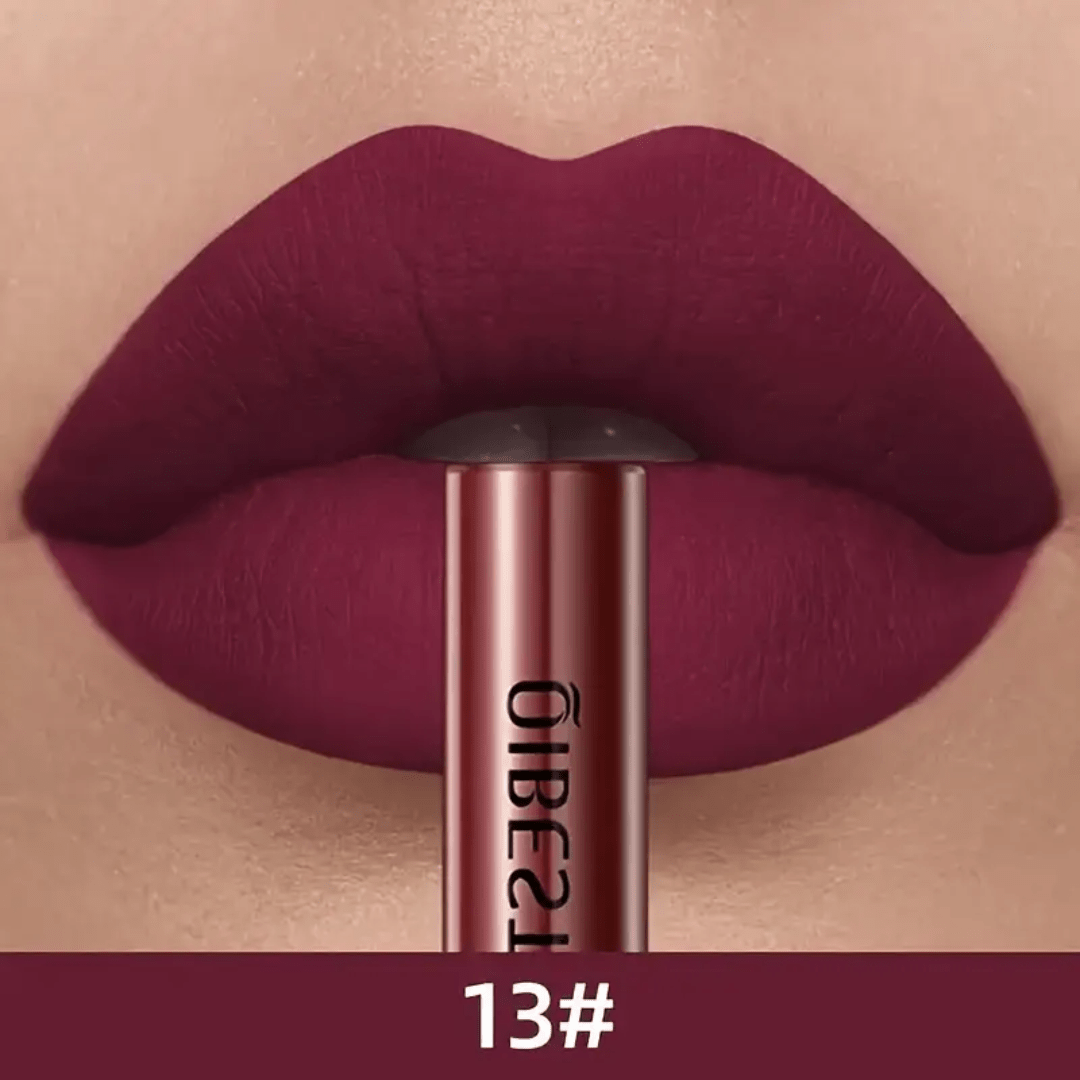 Qibest Matte Lip Sticks – Long Lasting, Waterproof, Smudge - Proof - Ethereal soul Collections