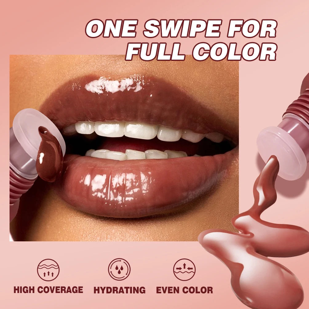 Qibest Chocolate Lip Gloss – Shade 06