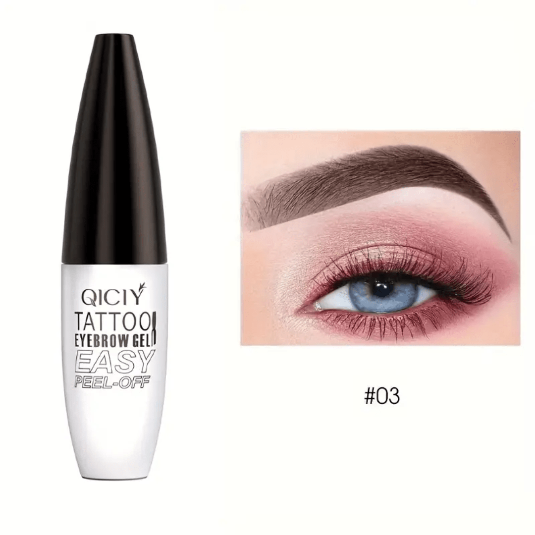 QICIY Tattoo Easy Eyebrow Gel Peel - Off – Long Lasting 3 - Day Tint - Ethereal soul Collections