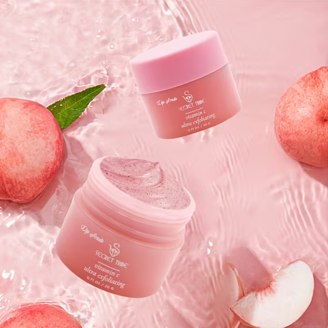 Secret Tribe Lip Care Set – Lip Scrub, Lip Mask & Lip Patch (3-in-1 Set)