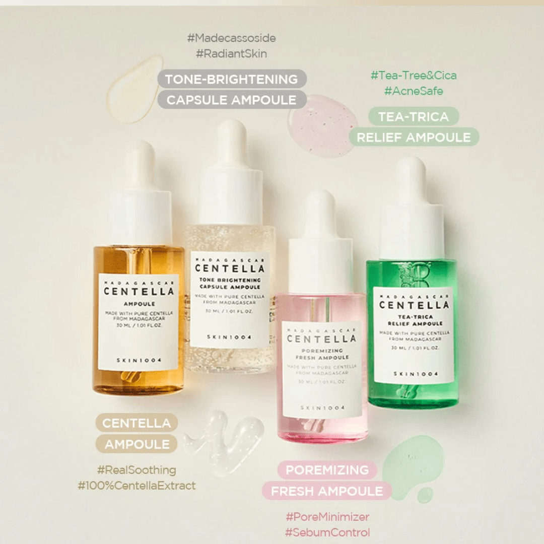 SKIN1004 Centella Ampoule Kit – 4 x 30ml - Ethereal soul Collections