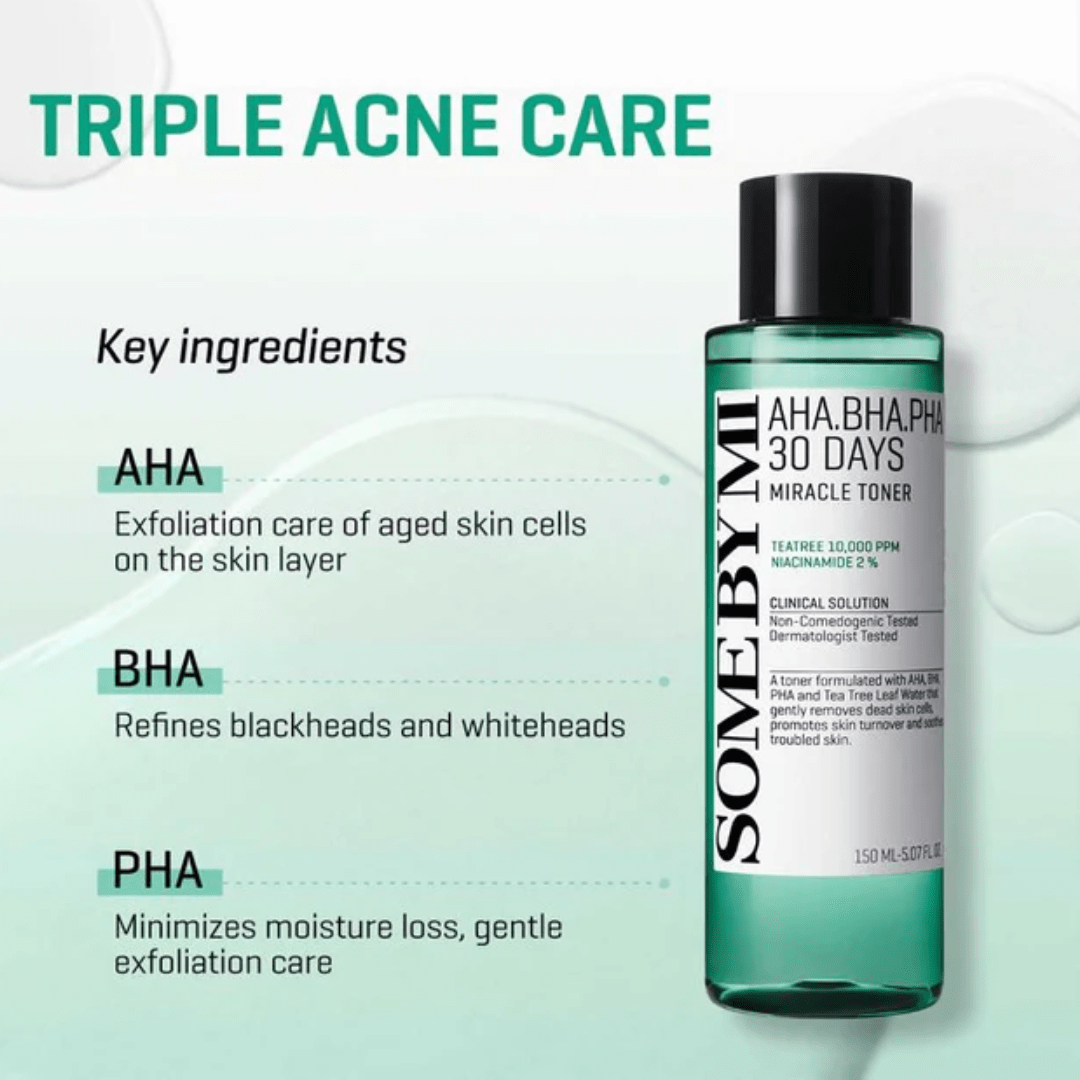 SOME BY MI AHA BHA PHA 30 Days Miracle Toner – 150ml - Ethereal soul Collections