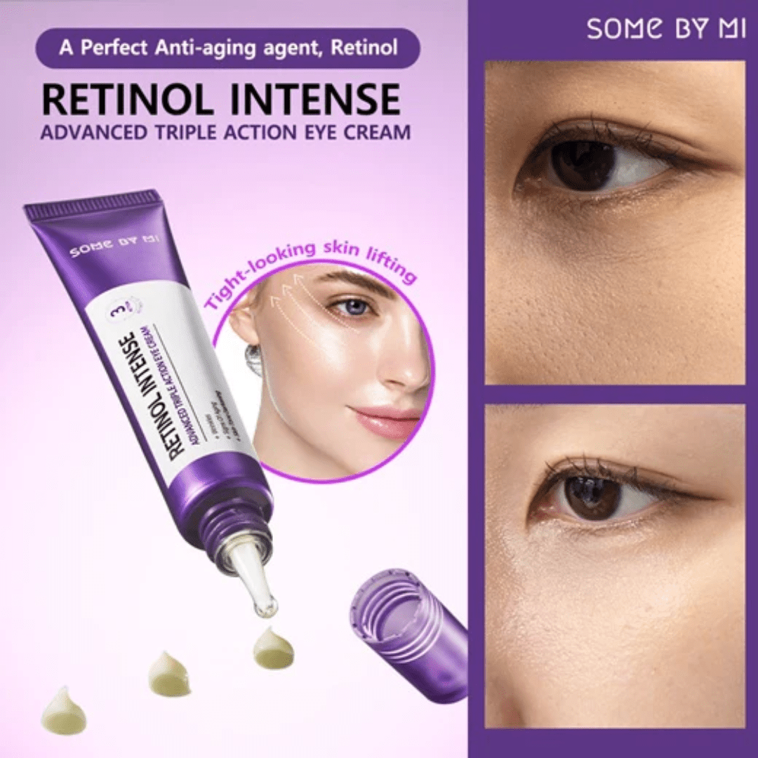 SOME BY MI Retinol Intense Advanced Triple Action Eye Cream Serum – 30ml - Ethereal soul Collections