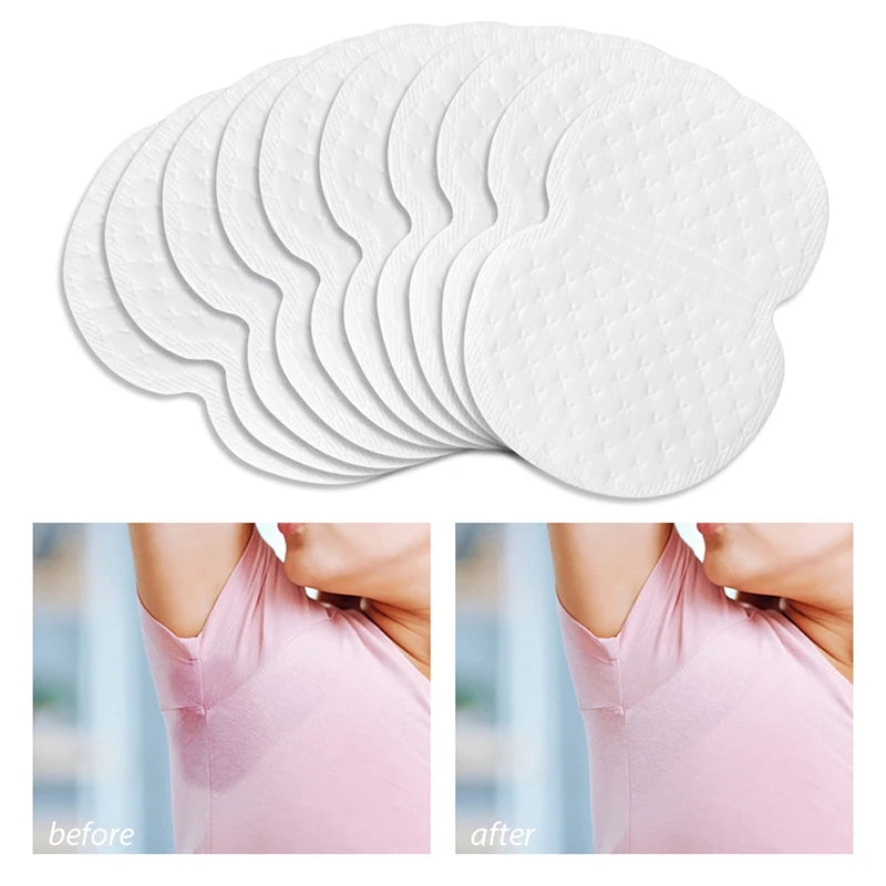 Underarm Sweat Pads – 10PCS Disposable Anti-Sweat & Odor Absorbent Pads