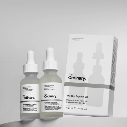 The Ordinary Skin Support Set – Niacinamide 10% + Zinc 1% & Hyaluronic Acid 2% + B5 (2 x 30ml) - Ethereal soul Collections