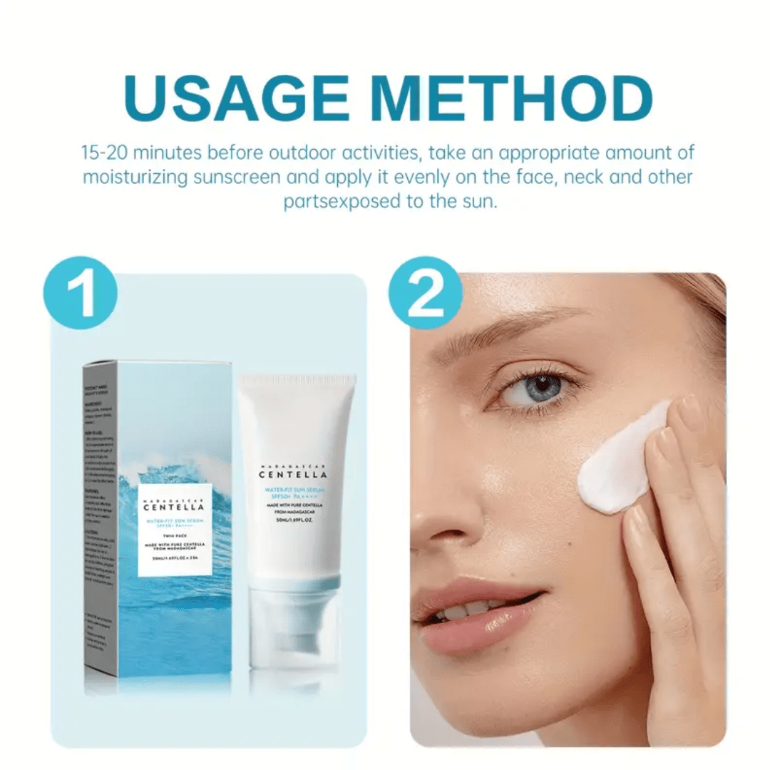 Water - Fit Sun Serum SPF 50+ PA++++ with Centella - Ethereal soul Collections