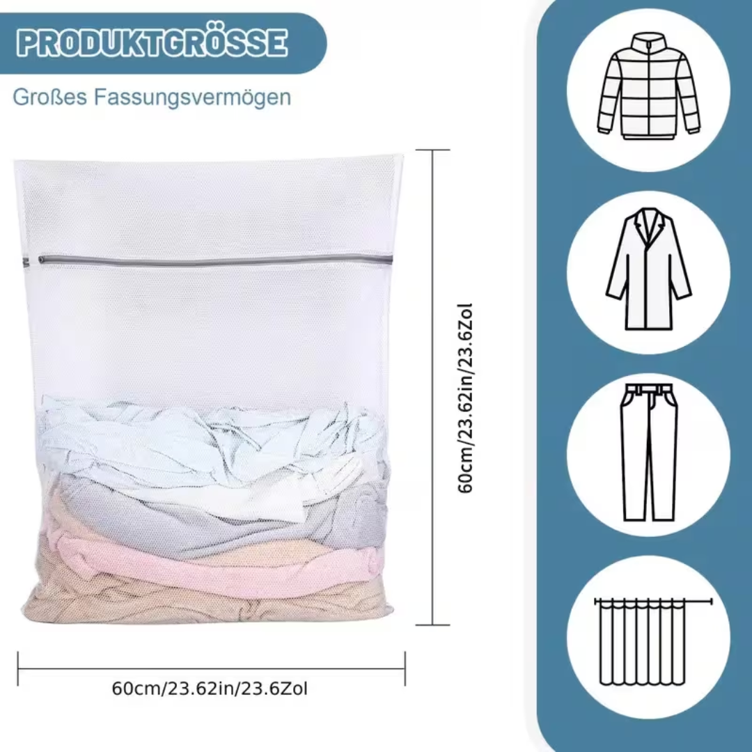 XXL Mesh Laundry Washing Bag – 1 Piece -60cm × 60cm